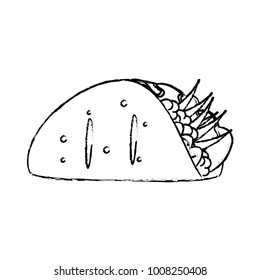 Isolated burrito design