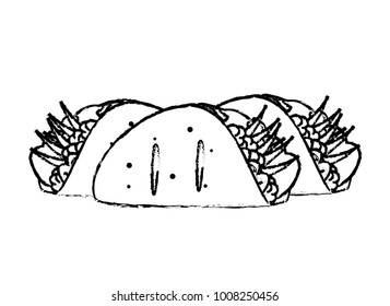 Isolated burrito design