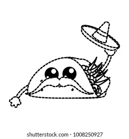 Isolated burrito design