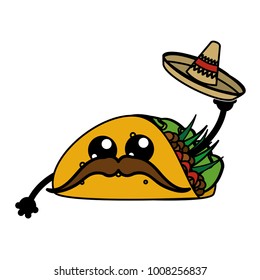 Isolated burrito design