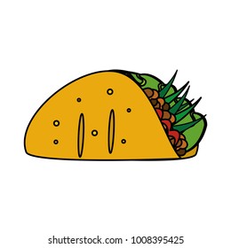 Isolated burrito design