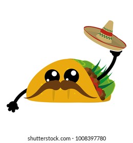 Isolated burrito design