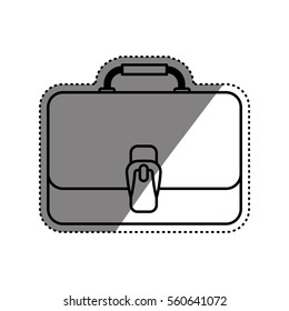 Isolated business briefcase icon vector illustration graphic design