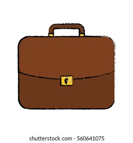 Isolated business briefcase icon vector illustration graphic design