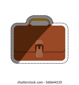 Isolated business briefcase icon vector illustration graphic design