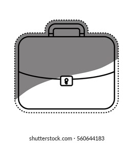 Isolated business briefcase icon vector illustration graphic design