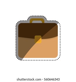 Isolated business briefcase icon vector illustration graphic design