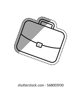 isolated business briefcase icon vector illustration graphic design