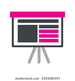 Isolated business dashboard with data icon Vector illustration