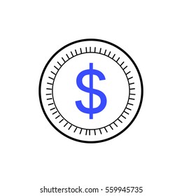 Isolated business icon on a white background, Vector illustration