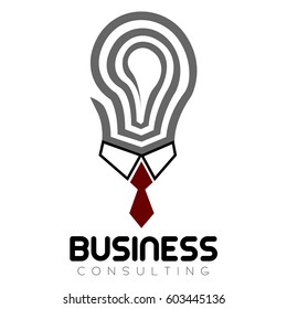 Isolated business logo on a white background, Vector illustration