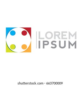 Isolated business logo on a white background, Vector illustration