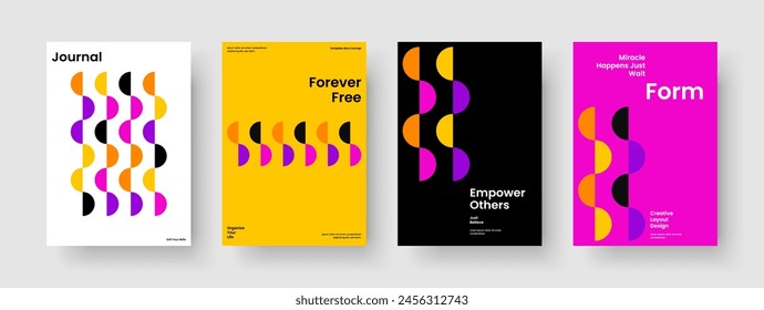 Isolierter Business-Präsentationsentwurf. Abstraktes Berichtslayout. Moderne Poster-Vorlage. Banner. Flyer. Broschüre. Buchumschlag. Hintergrund. Broschüre. Handzettel Merkblatt. Katalog. Newsletter. Portfolio