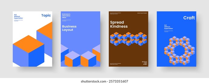 Isolated Business Presentation Design. Abstract Background Layout. Creative Brochure Template. Poster. Report. Book Cover. Banner. Flyer. Pamphlet. Newsletter. Handbill. Advertising. Portfolio