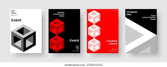 Diseño de presentación de negocios aislados. Plantilla de fondo Abstractas. Diseño de informe geométrico. Cartel. Volante. Portada de libro. Folleto. Anuncio. Folleto. Boletín informativo. Manual. Panfleto. Catálogo. Cuaderno