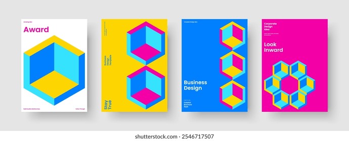 Isoliertes Business Presentation Design. Layout des kreativen Berichts. Moderne Postervorlage. Banner. Flyer. Hintergrund. Buchumschlag. Broschüre. Markenidentität. Erfassung Handzettel Broschüre. Katalog