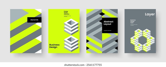 Isolated Business Presentation Design. Creative Brochure Template. Geometric Book Cover Layout. Banner. Background. Poster. Report. Flyer. Catalog. Handbill. Advertising. Portfolio. Notebook