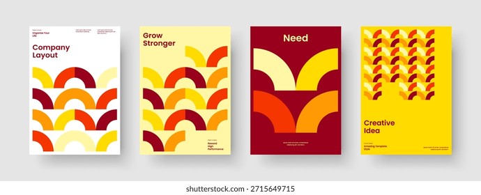 Diseño de presentación de negocios aislados. Diseño de Anuncio creativo. Plantilla de Flyer Moderno. Antecedentes. Folleto. Cartel. Informe. Portada de libro. Boletín informativo. Diario. Catálogo. Panfleto. Identidad de marca