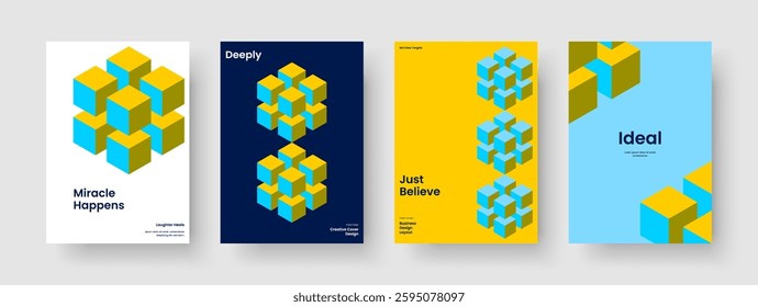 Isolated Business Presentation Design. Geometric Poster Template. Abstract Brochure Layout. Flyer. Banner. Background. Book Cover. Report. Newsletter. Pamphlet. Handbill. Leaflet. Notebook