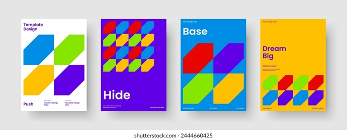 Isolated Business Presentation Design. Modern Poster Layout. Geometric Book Cover Template. Brochure. Flyer. Background. Report. Banner. Leaflet. Handbill. Notebook. Pamphlet. Magazine. Catalog