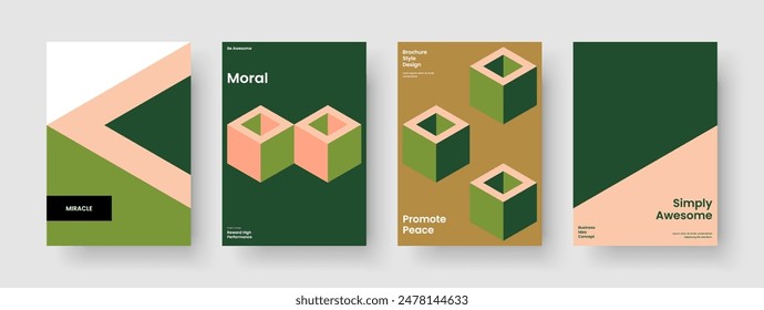 Isolated Business Presentation Design. Modern Book Cover Layout. Abstract Poster Template. Flyer. Brochure. Background. Banner. Report. Portfolio. Leaflet. Magazine. Advertising. Journal. Notebook