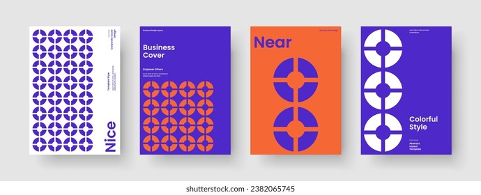 Diseño de presentación empresarial aislado. Plantilla de informe de resumen. Diseño de afiches geométricos. Cartel. Antecedentes. Volante. Folleto. Portada del libro. Folleto. Publicidad. Revista. Billete. Catálogo