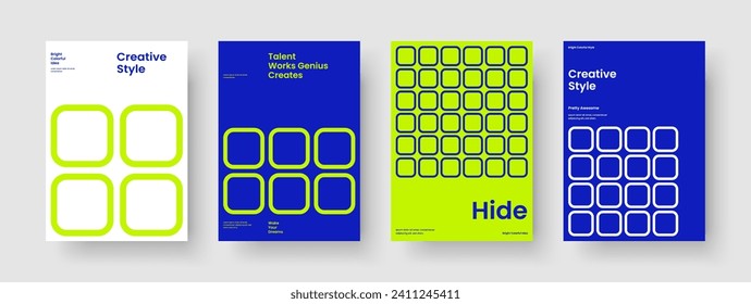 Isolated Business Presentation Layout. Abstract Flyer Template. Creative Poster Design. Report. Banner. Brochure. Background. Book Cover. Advertising. Journal. Pamphlet. Catalog. Newsletter