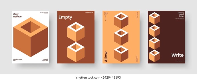 Isoliertes Layout für Geschäftspräsentationen. Vorlage für abstrakte Broschüren. Kreativer Berichtsentwurf. Banner. Buchumschlag. Hintergrund. Flyer. Poster. Merkblatt. Broschüre. Katalog. Portfolio. Markenidentität