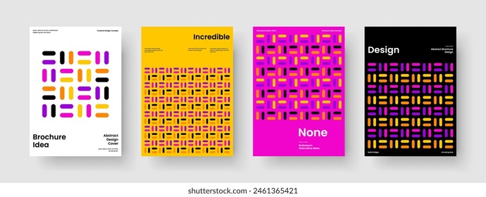Diseño de presentación empresarial aislado. Diseño de folleto Abstractas. Plantilla de póster moderna. Portada del libro. Volante. Informe. Antecedentes. Anuncio. Cuaderno. Handbill. Prospecto. Revista. Publicidad. Diario