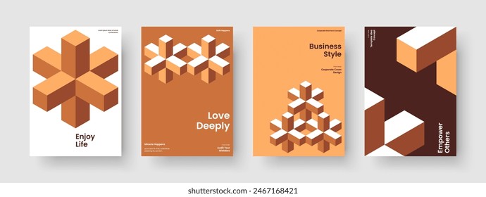 Isolated Business Presentation Layout. Abstract Flyer Design. Creative Poster Template. Banner. Book Cover. Report. Background. Brochure. Catalog. Journal. Portfolio. Pamphlet. Newsletter. Magazine
