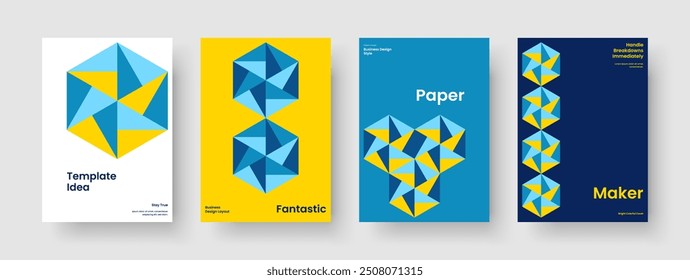 Diseño de presentación empresarial aislado. Diseño Abstractas de Flyer. Plantilla de Anuncio creativo. Cartel. Antecedentes. Folleto. Portada de libro. Informe. Folleto. Boletín informativo. Diario. Revista. Manual. Catálogo