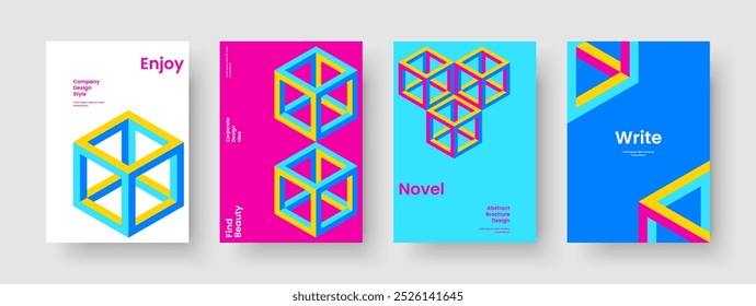 Layout Isolado De Apresentação Comercial. Modelo de cartaz abstrato. Design moderno da capa do livro. Faixa. Relatório. Panfleto. Brochura. Histórico. Folheto informativo. Revista. Identidade da marca. Publicidade. Panfleto