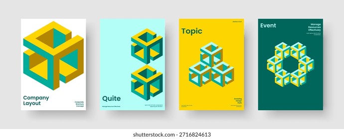 Layout Isolado De Apresentação Comercial. Modelo de plano de fundo abstrato. Design de cartaz geométrico. Panfleto. Capa de Livro. Brochura. Relatório. Faixa. Diário. Panfleto. Notebook. Identidade da marca. Boletim Informativo