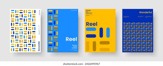 Isolated Business Presentation Layout. Creative Poster Template. Geometric Book Cover Design. Brochure. Background. Flyer. Banner. Report. Pamphlet. Advertising. Journal. Catalog. Handbill
