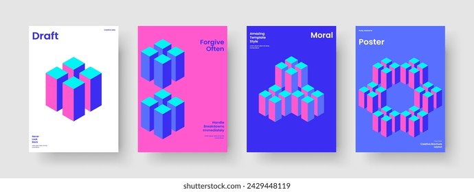 Isolated Business Presentation Layout. Creative Flyer Design. Abstract Poster Template. Book Cover. Banner. Brochure. Background. Report. Pamphlet. Journal. Notebook. Leaflet. Portfolio. Newsletter