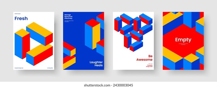 Isolated Business Presentation Layout. Creative Brochure Template. Modern Flyer Design. Report. Banner. Book Cover. Background. Poster. Journal. Newsletter. Leaflet. Pamphlet. Advertising