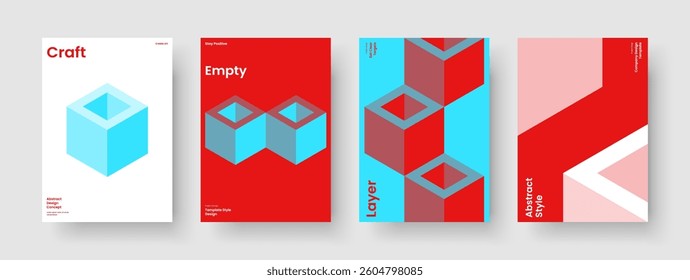 Isolated Business Presentation Layout. Creative Flyer Template. Geometric Book Cover Design. Background. Brochure. Poster. Report. Banner. Pamphlet. Magazine. Journal. Advertising. Handbill