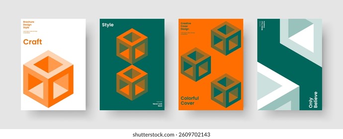 Isolated Business Presentation Layout. Creative Flyer Design. Geometric Background Template. Poster. Book Cover. Banner. Brochure. Report. Brand Identity. Advertising. Notebook. Leaflet. Catalog