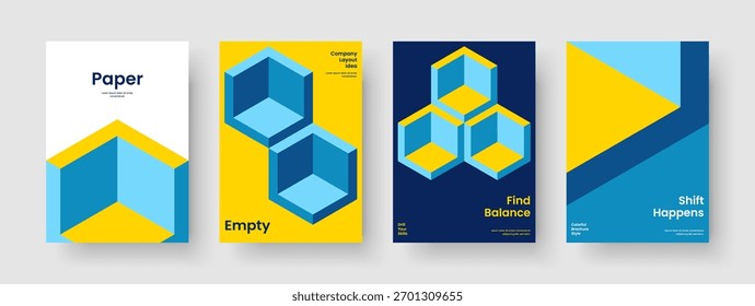 Isolated Business Presentation Layout. Creative Book Cover Template. Geometric Poster Design. Report. Banner. Flyer. Background. Brochure. Advertising. Leaflet. Handbill. Magazine. Catalog. Journal