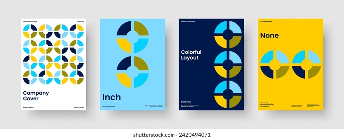 Isolated Business Presentation Layout. Geometric Background Template. Modern Banner Design. Flyer. Report. Poster. Brochure. Book Cover. Advertising. Handbill. Magazine. Journal. Newsletter