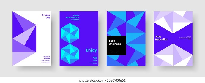 Isolated Business Presentation Layout. Geometric Banner Design. Creative Poster Template. Background. Book Cover. Flyer. Brochure. Report. Handbill. Journal. Portfolio. Advertising. Notebook