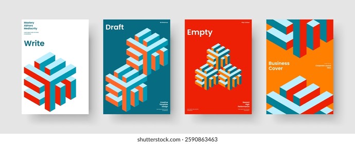 Isolated Business Presentation Layout. Geometric Poster Design. Creative Brochure Template. Banner. Flyer. Report. Background. Book Cover. Notebook. Pamphlet. Newsletter. Brand Identity. Leaflet