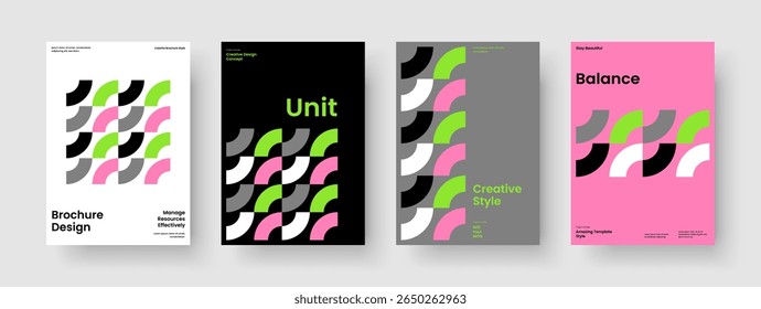 Isolated Business Presentation Layout. Geometric Book Cover Design. Modern Poster Template. Background. Banner. Flyer. Brochure. Report. Journal. Leaflet. Brand Identity. Catalog. Newsletter