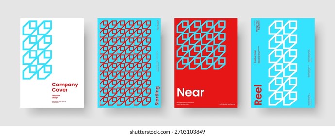 Diseño de presentación empresarial aislado. Plantilla de folleto geométrico. Diseño de portada de libro Abstractas. Antecedentes. Volante. Cartel. Informe. Anuncio. Panfleto. Cuaderno. Revista. Diario. Publicidad