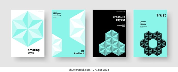 Layout Isolado De Apresentação Comercial. Modelo de Plano de Fundo Geométrico. Design moderno da capa do livro. Brochura. Panfleto. Cartaz. Faixa. Relatório. Panfleto. Revista. Carteira. Folheto informativo. Catálogo