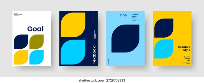 Diseño de presentación empresarial aislado. Plantilla de fondo geométrico. Diseño Abstractas de Flyer. Cartel. Folleto. Anuncio. Informe. Portada de libro. Revista. Panfleto. Manual. Cuaderno. Publicidad