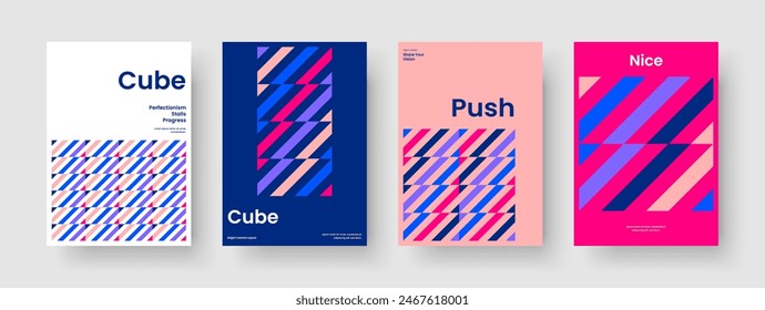 Diseño de presentación empresarial aislado. Diseño de póster moderno. Plantilla de portada de libro creativo. Volante. Informe. Folleto. Antecedentes. Anuncio. Boletín informativo. Catálogo. Cuaderno. Handbill. Folleto. Cartera