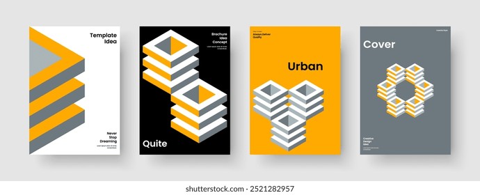 Diseño de presentación empresarial aislado. Plantilla de Informe Moderno. Diseño creativo de folletos. Cartel. Volante. Antecedentes. Portada de libro. Anuncio. Revista. Catálogo. Cuaderno. Cartera. Boletín de noticias