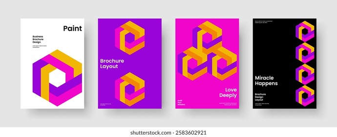 Isolated Business Presentation Layout. Modern Book Cover Design. Geometric Brochure Template. Banner. Poster. Report. Background. Flyer. Notebook. Pamphlet. Brand Identity. Portfolio. Magazine