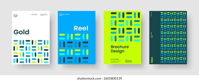 Isolated Business Presentation Layout. Modern Brochure Template. Geometric Book Cover Design. Report. Poster. Banner. Background. Flyer. Catalog. Leaflet. Portfolio. Brand Identity. Handbill